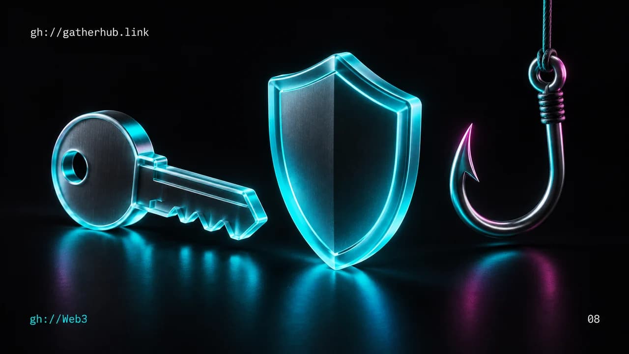 Un bouclier protège un wallet contre plusieurs demandes trompeuses.