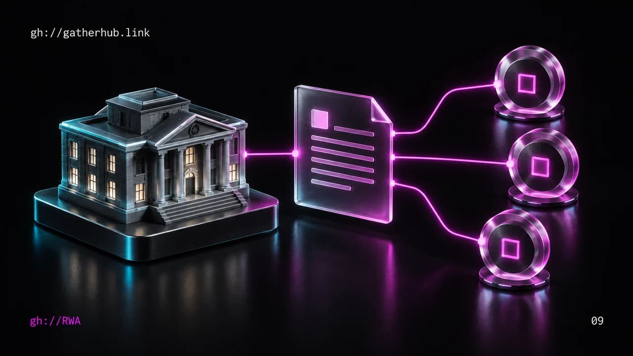 A physical asset connected to its digital representation.