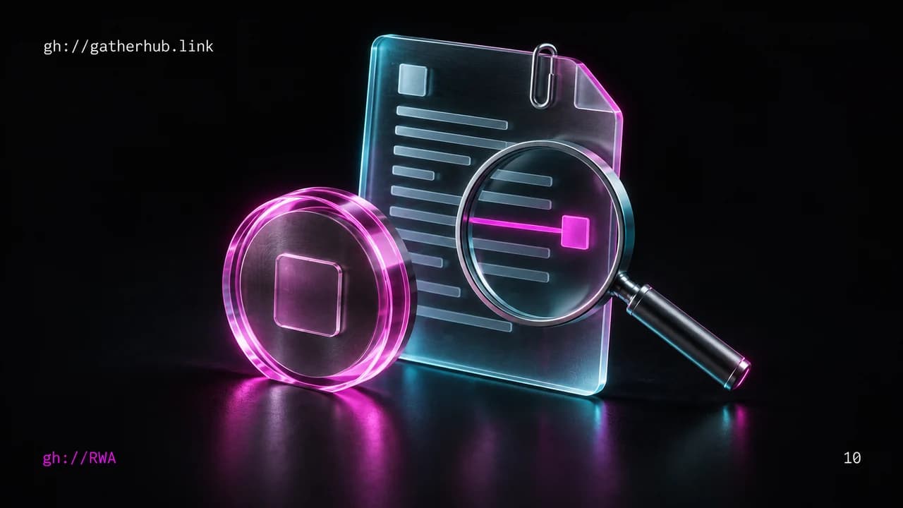 A token connects to documents describing different rights.